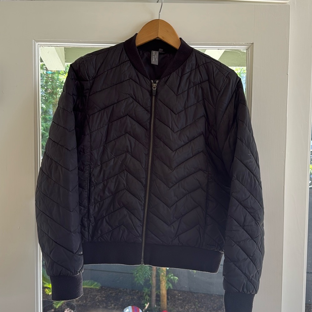 Sweaty Betty Chevron Bomber - M